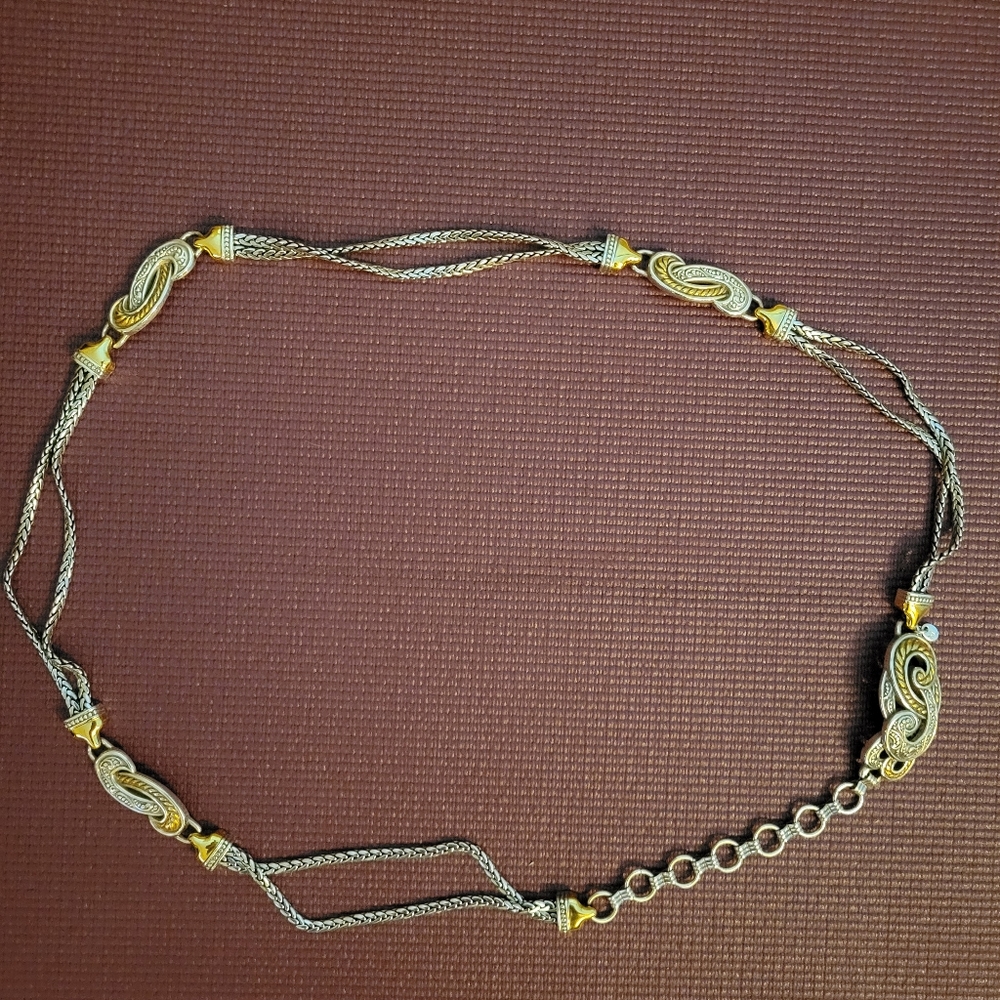 Brighton Metal Logo Belt